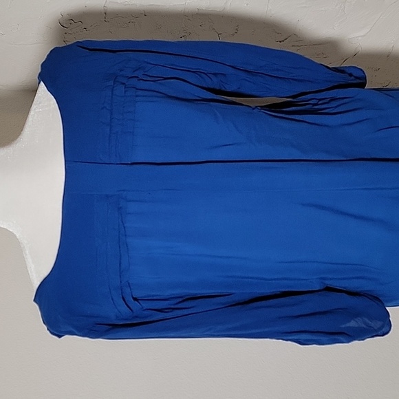 Anthropologie Maeve Charleston Blouse Popover Top Henley Blue Button Down M - Picture 10 of 16